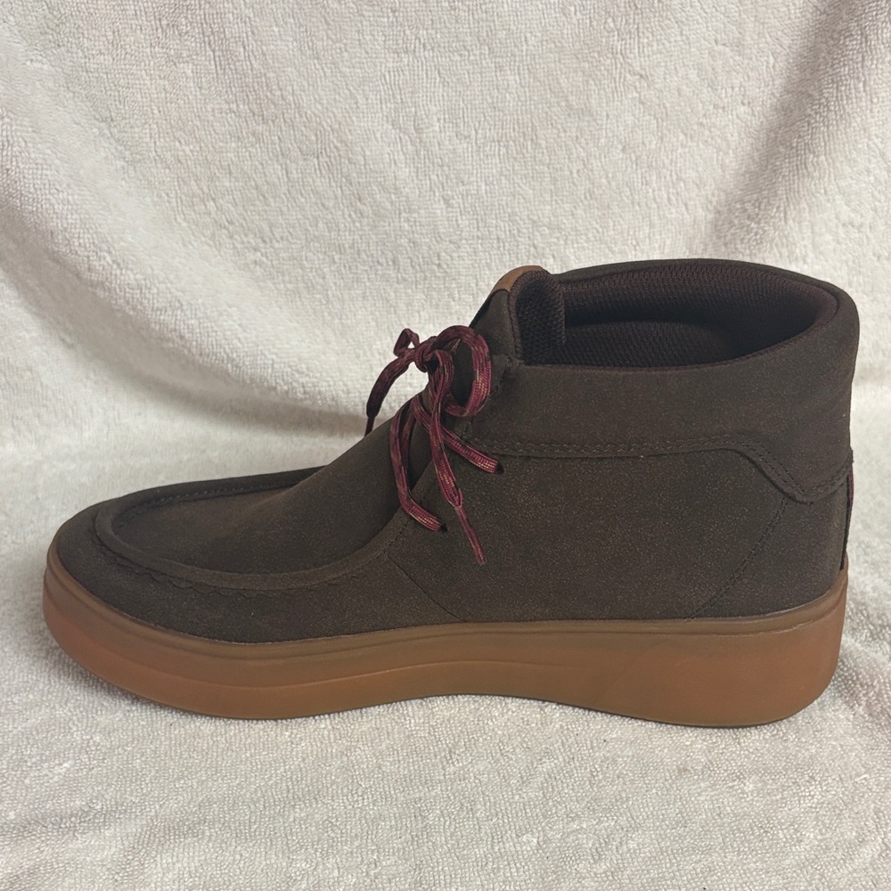 Ryka Women's Brown Ankle Boots with Burgundy Laces - Picture 8 of 12